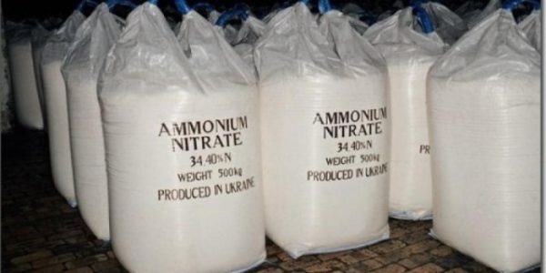  Sacs de nitrate d'ammonium